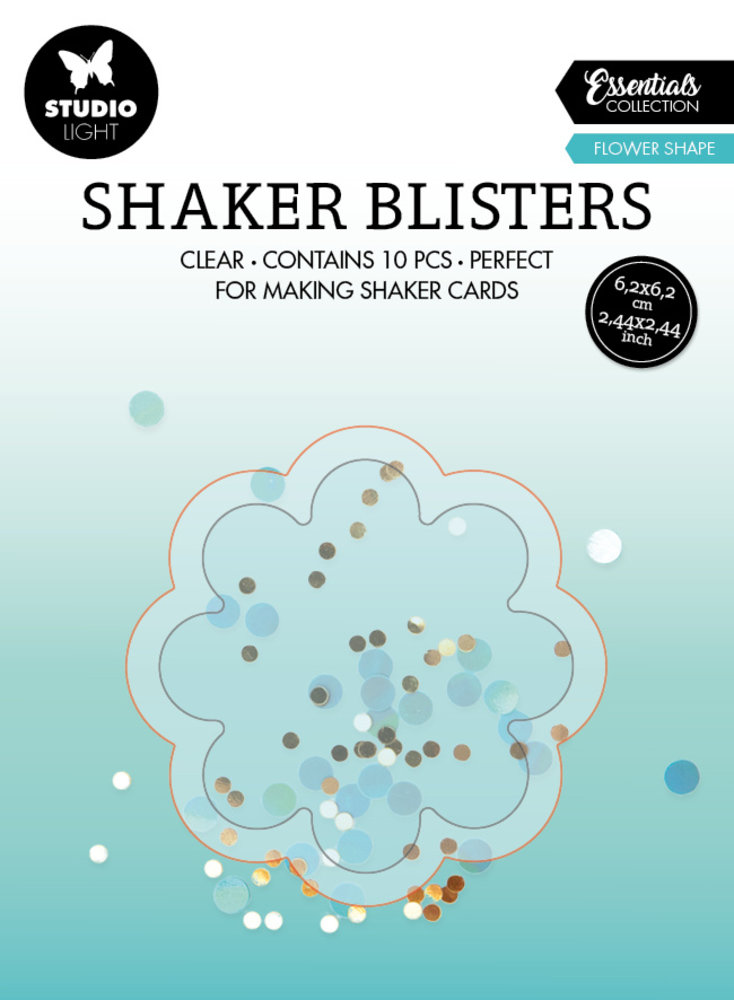 Studio Light Shaker Blister Flower Shape (10pcs) (BLIS10)