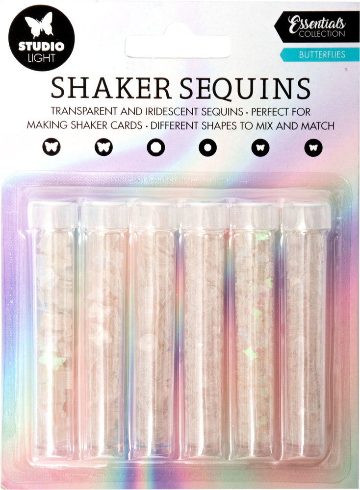 Studio Light Shaker Sequins Butterflies (6pcs)09)