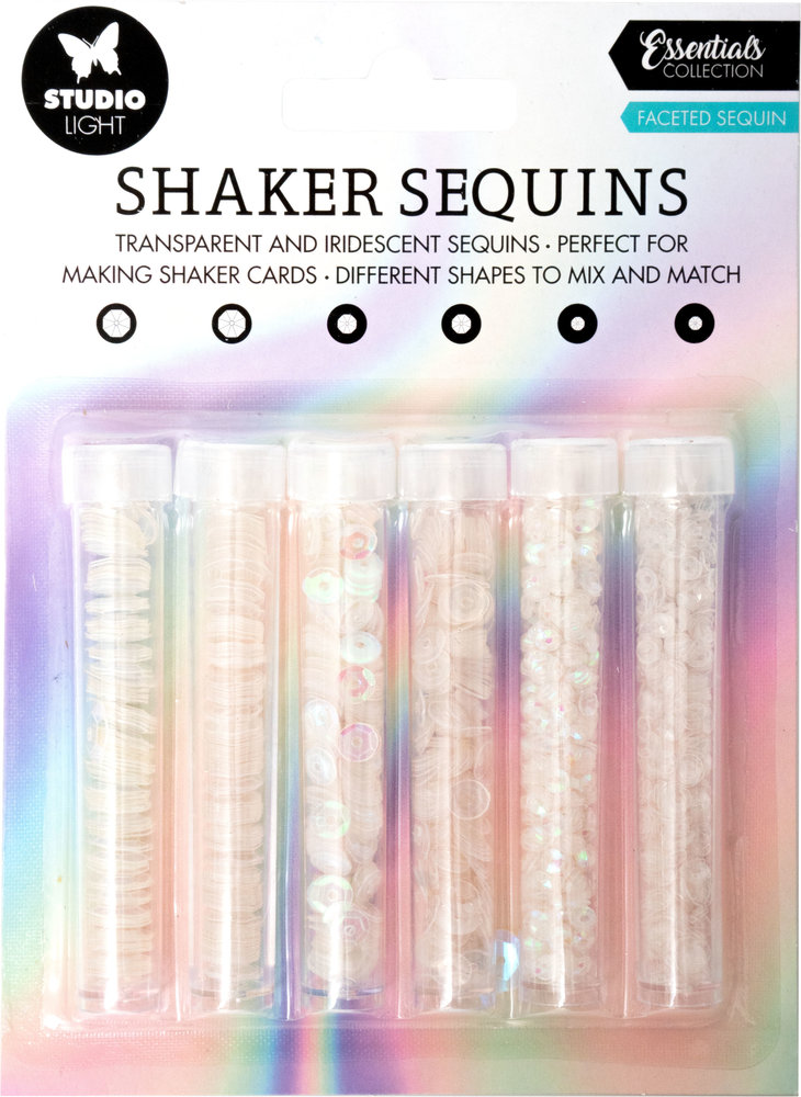 Studio Light Shaker Sequins Faceted Sequin (6pcs)07)