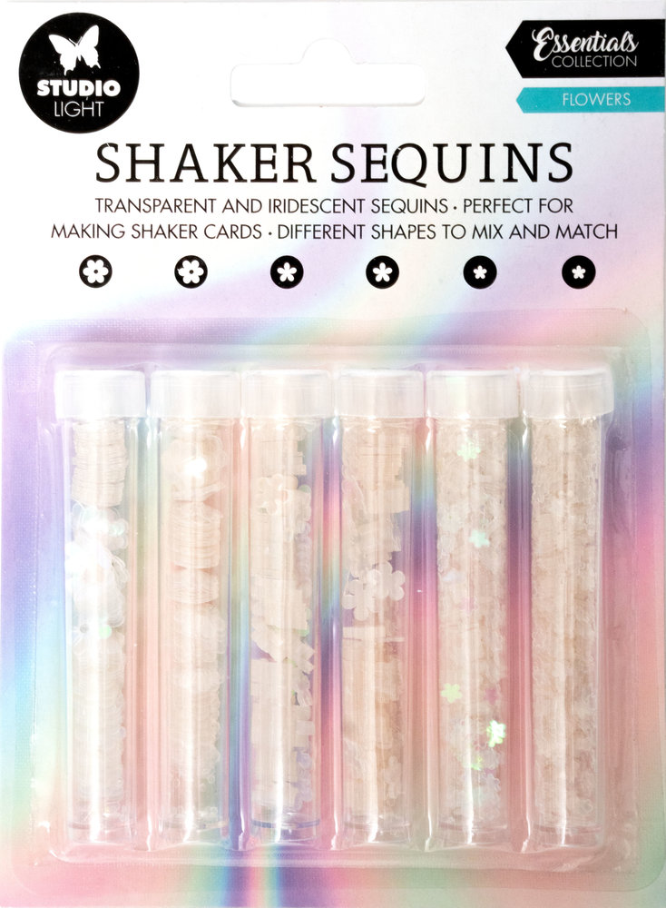 Studio Light Shaker Sequins Flowers (6pcs)10)