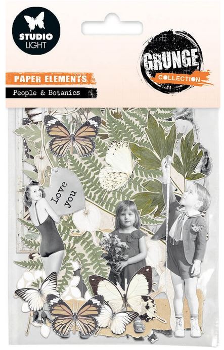Studio Light People & Botanics Grunge Paper Elements (SL-GR-PE09)