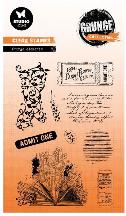 Studio Light Grunge Elements Grunge Stamps (SL-GR-STAMP607)