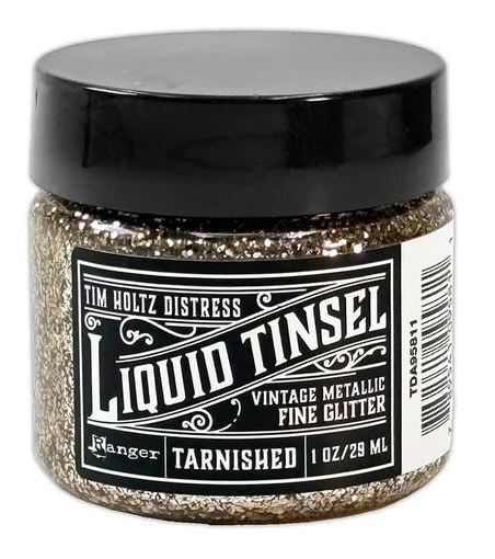 Tim Holtz Distress Liquid Tinsels Fine Tarnished 1 fl oz (TDA95811)