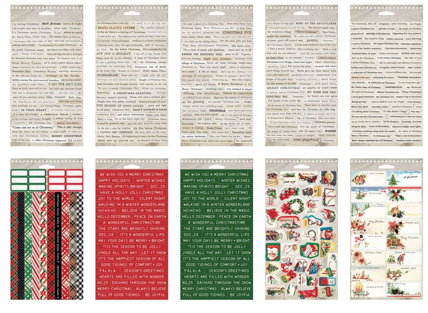 Tim Holtz idea-ology Christmas Sticker Book (TH94451)