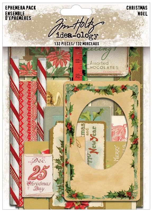 Idea-ology Tim Holtz Ephemera Pack Christmas 2025 (TH94447)