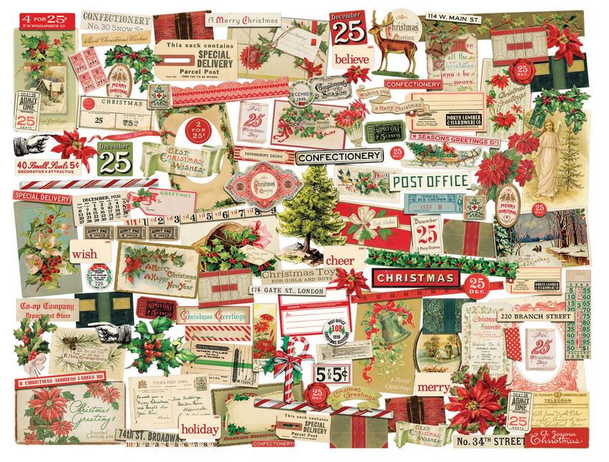 Idea-ology Tim Holtz Ephemera Pack Christmas 2025 (TH94447)