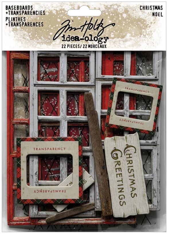 Tim Holtz idea-ology Christmas 2026 .Baseboards + Transparencies (TH94490)