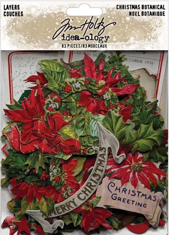 Tim Holtz idea-ology Christmas 2026 Layers Botanical (TH94495)
