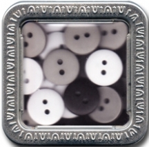 Maya Road Trinket Buttons - Pebble (48pcs)