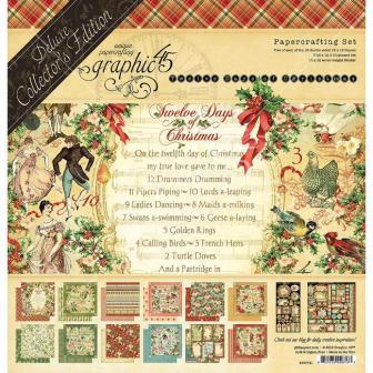 Graphic 45 DeLuxe Pack Twelve Days of Christmas