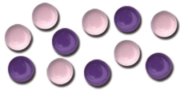Queen & Co Ultra Mini Brads - Purples