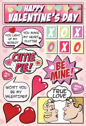 Karen Foster Stickers - Valentine Pop