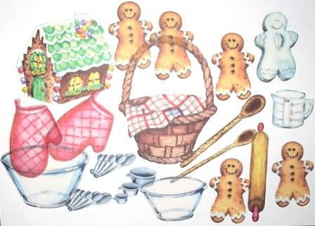 Vellum Die Cuts - Christmas Baking