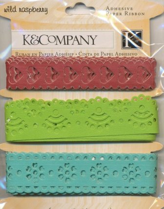 K&Co Wild Raspberry Multi Coloured Paper Ribbon