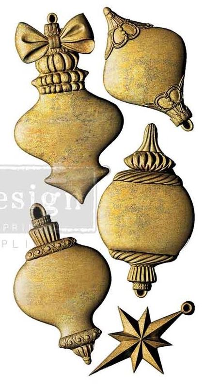 Re-Design with Prima Decor Moulds - Winter Luxe Blanks 5x10 Inch (684501)