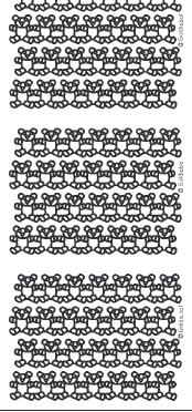 Peel-Off - White Teddy Borders (072)