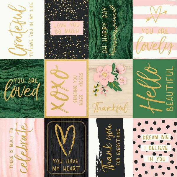 Kaisercraft Fleur  Speciality Paper - You Are Loved (Foil)